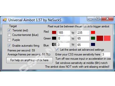 Universal-Aimbot-1.57 – чит для CSS