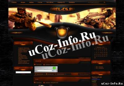 Оригинал шаблона сайта orel-cs.ru для ucoz