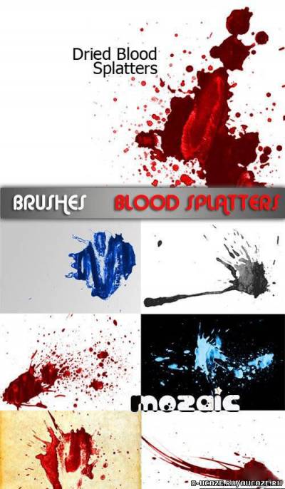 ABR Кисти для Photoshop - Брызги Крови